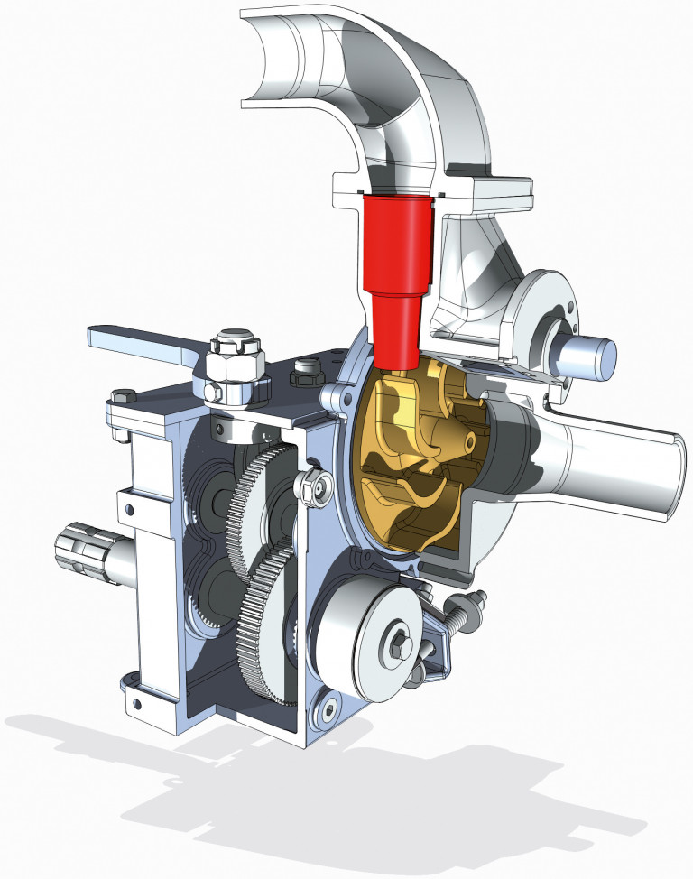 Antriebseinheit Rainstar A2 mit Turbine TCN10